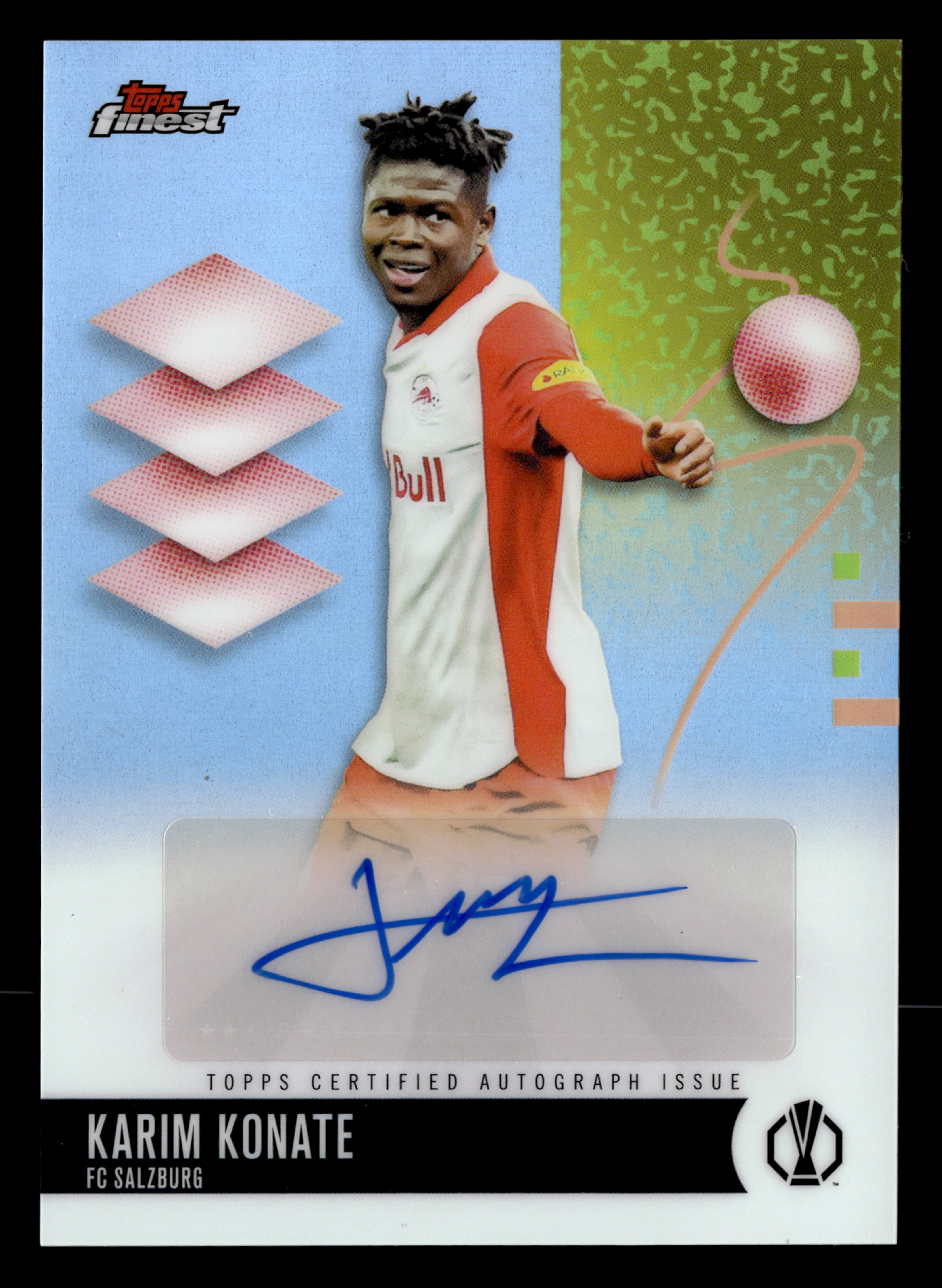 2025-26 Finest UEFA Club Competitions #BA-KR Karim Konate Base Autographs