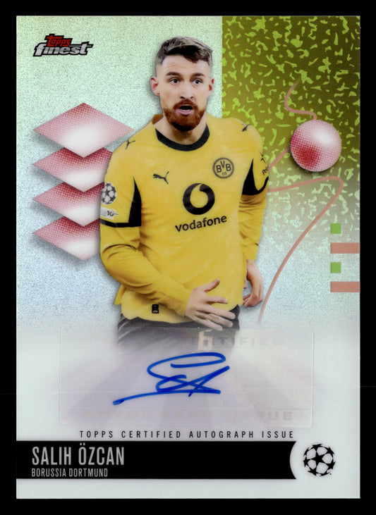 2025-26 Finest UEFA Club Competitions #BA-SO Salih Özcan Base Autographs