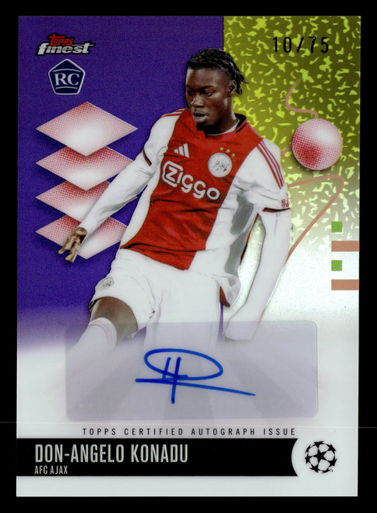 2025-26 Finest UCC #BA-DK Don-Angelo Konadu Base Auto Purple Refractor #/75