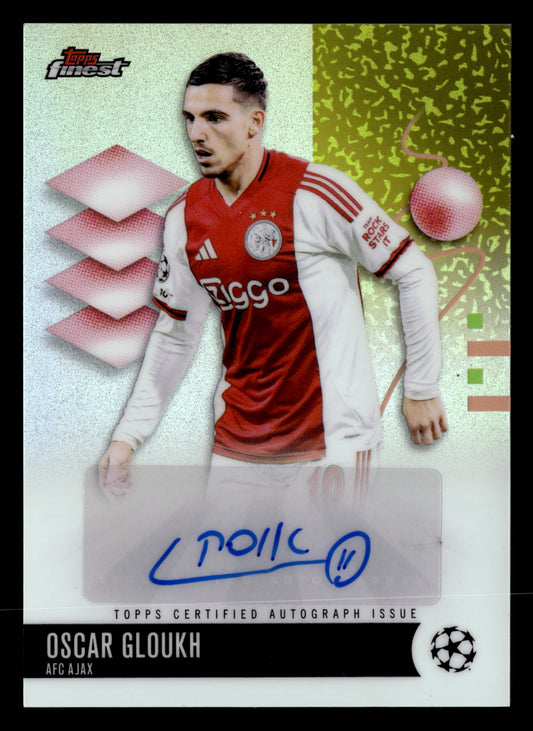 2025-26 Finest UEFA Club Competitions #BA-OG Oscar Gloukh Base Autographs