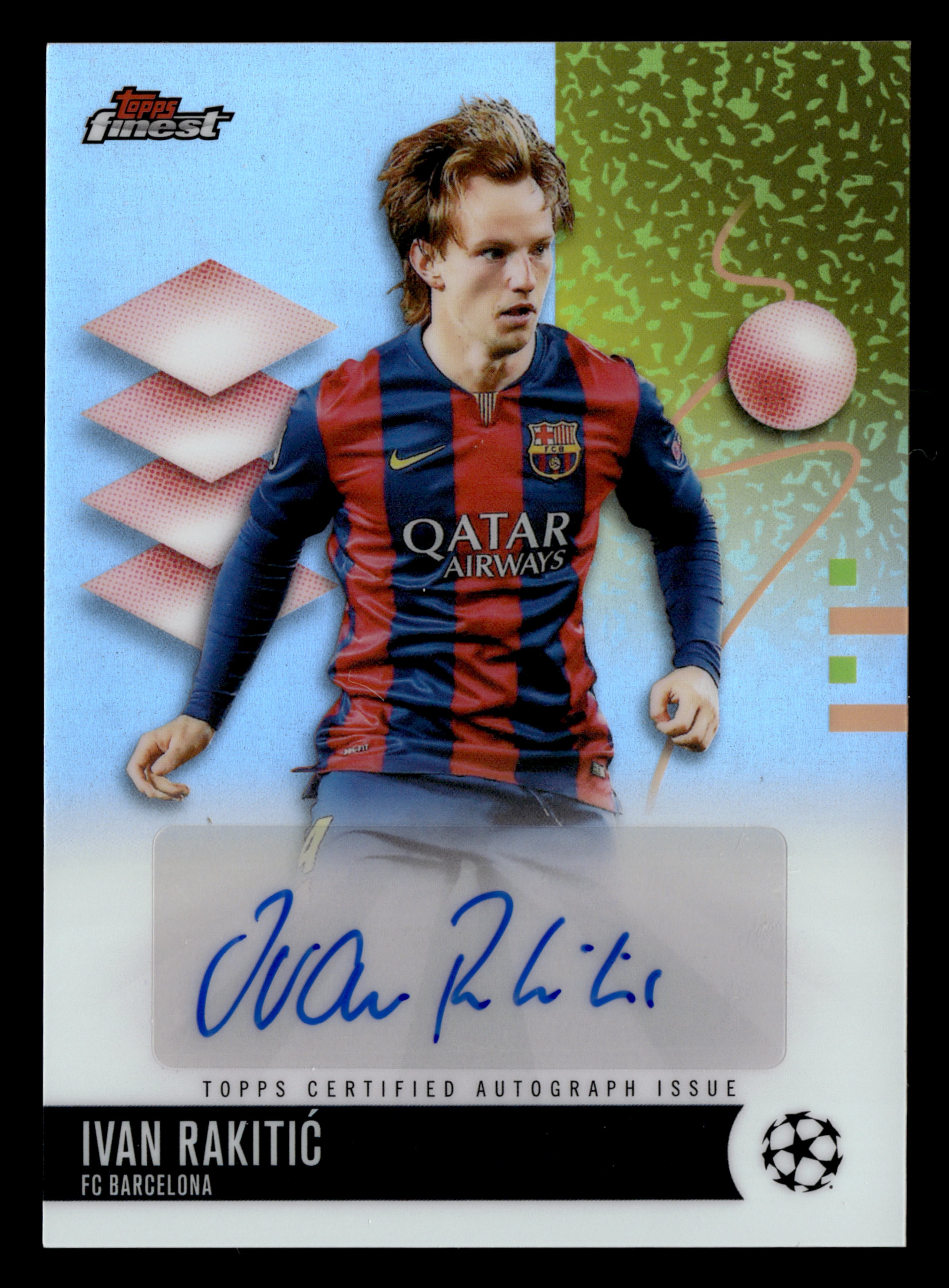 2025-26 Finest UEFA Club Competitions #BA-IR Ivan Rakitić Base Autographs