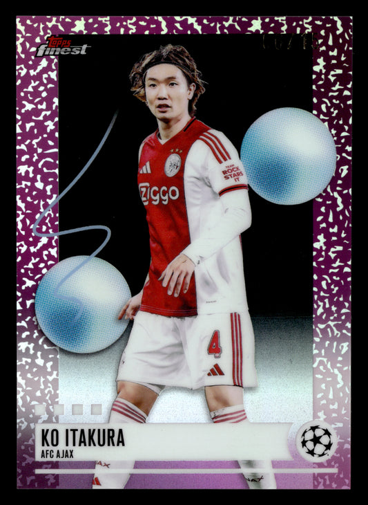 2025-26 Finest UEFA Club Competitions #212 Ko Itakura Black Refractor #/15