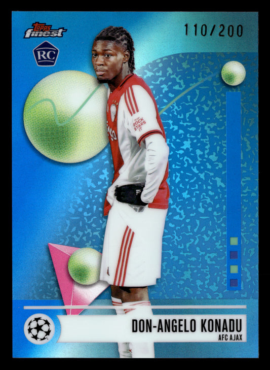 2025-26 Finest UEFA Club Competitions #80 Don-Angelo Konadu Blue Refractor #/200