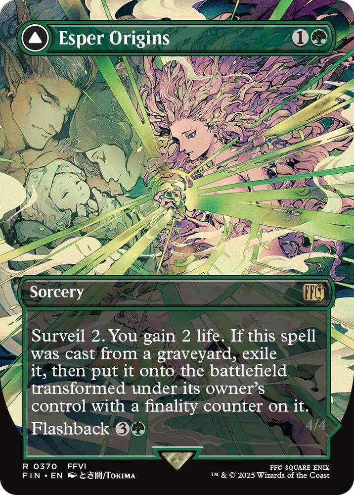 MTG FINAL FANTASY 370 Esper Origins (Borderless) R NM