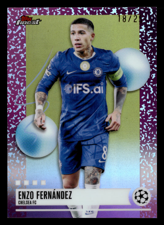 2025-26 Finest UEFA Club Competitions #231 Enzo Fernández Gold Refractor #/25