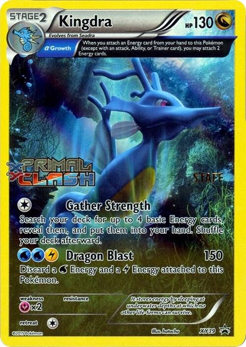 Kingdra Prerelease Staff XY39 (XY Promos)  - Holofoil