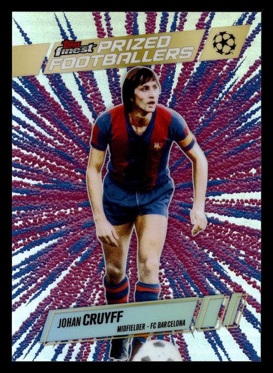2025-26 Finest UCC #PFF-5 Johan Cruyff Prized Footballers Fusion Variations