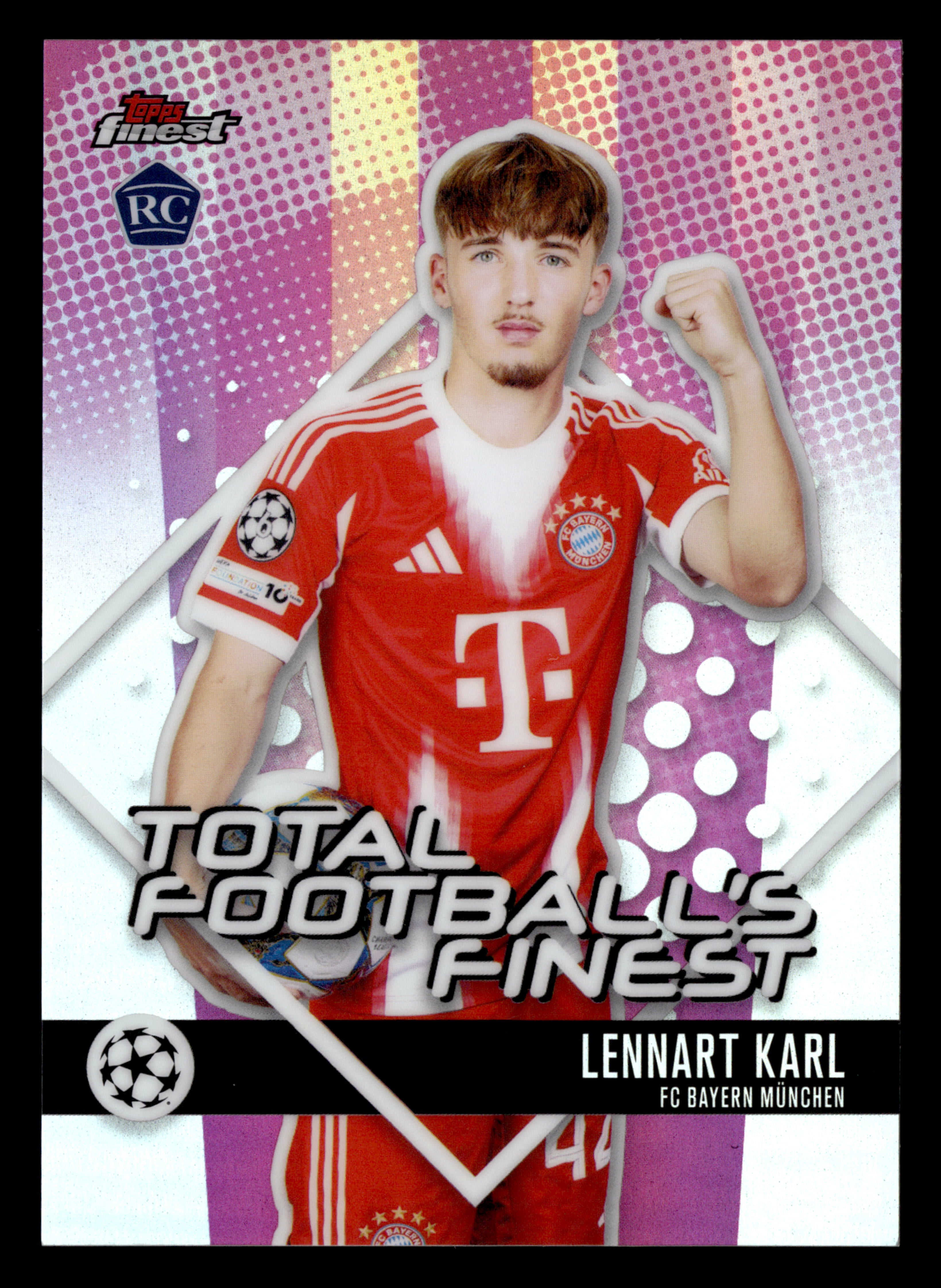 2025-26 Finest UCC #TFF-4 Lennart Karl Total Football's Finest