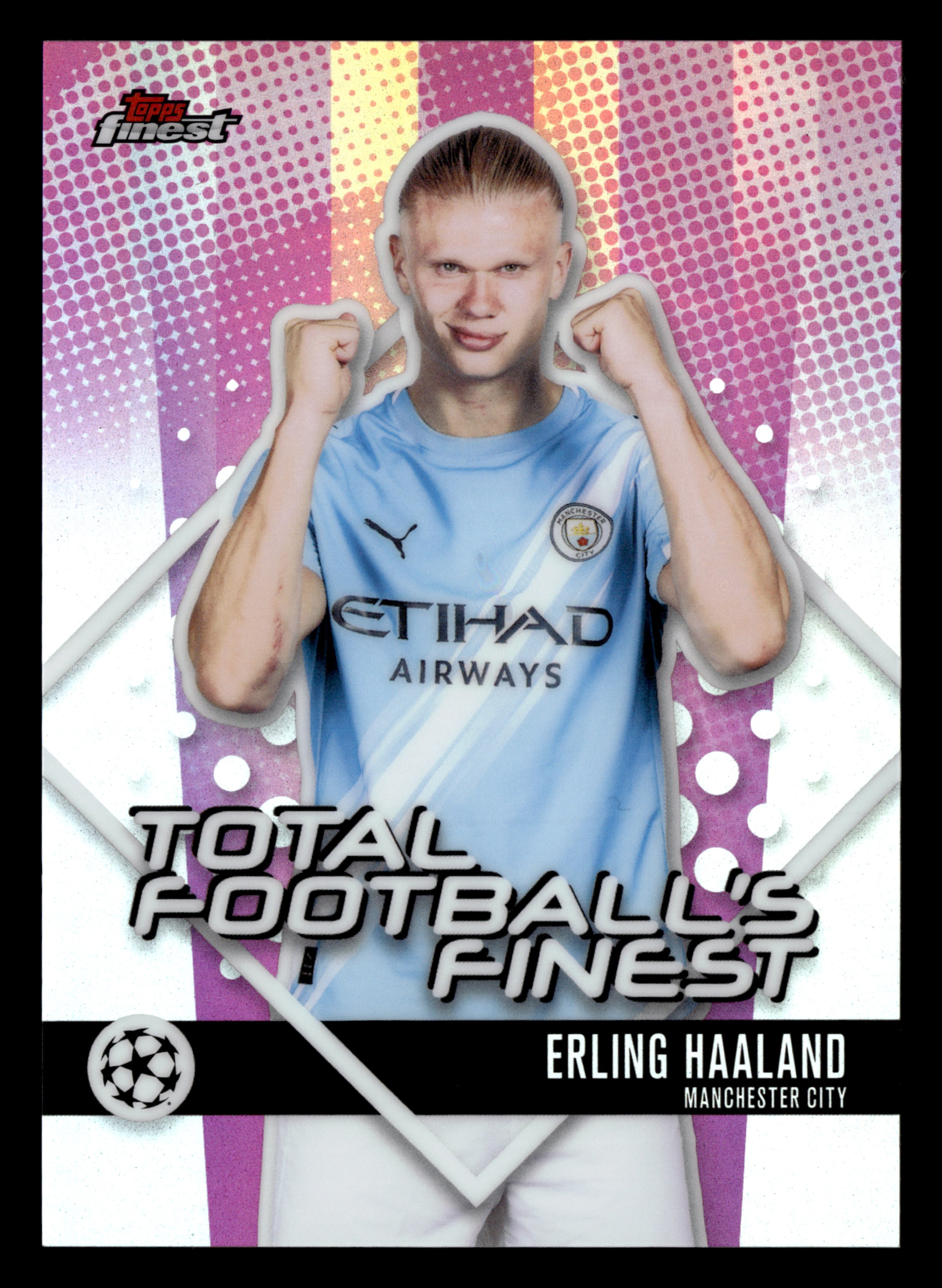 2025-26 Finest UCC #TFF-18 Erling Haaland Total Football's Finest