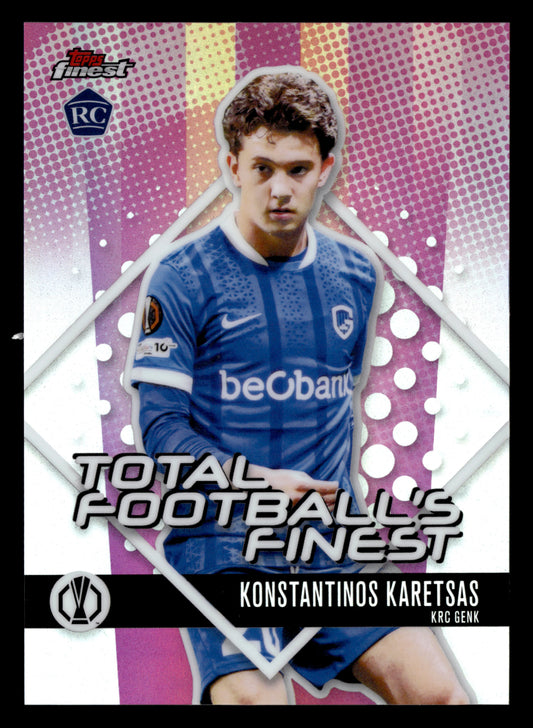 2025-26 Finest UCC #TFF-16 Konstantinos Karetsas Total Football's Finest