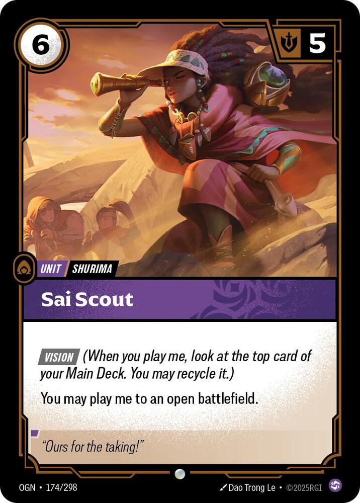 Sai Scout 174/298 (Origins)  - Foil