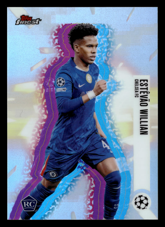 2025-26 Finest UCC #100 Estêvão Willian Base Hologlow Variations