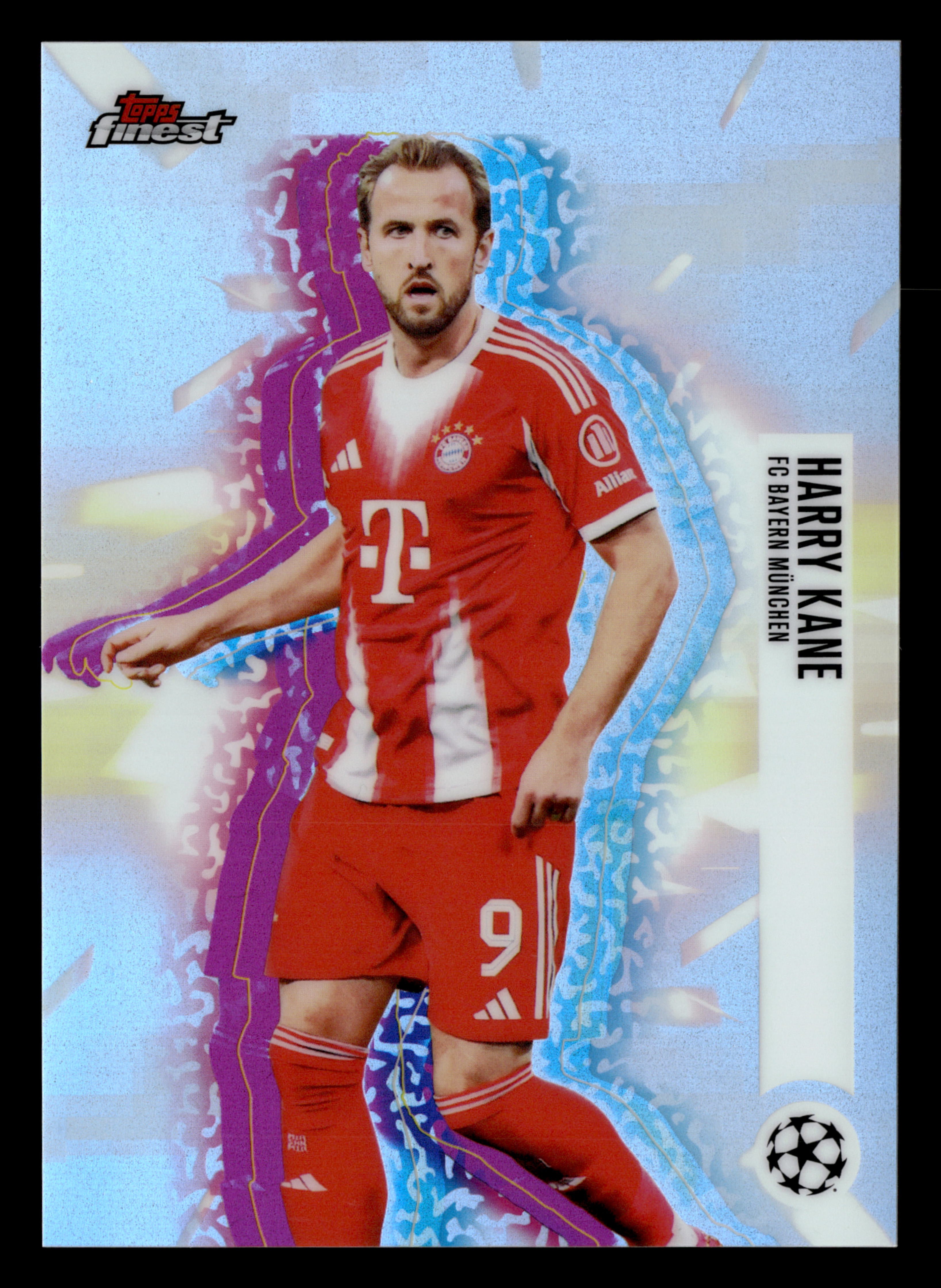 2025-26 Finest UEFA Club Competitions #78 Harry Kane Base Hologlow Variations