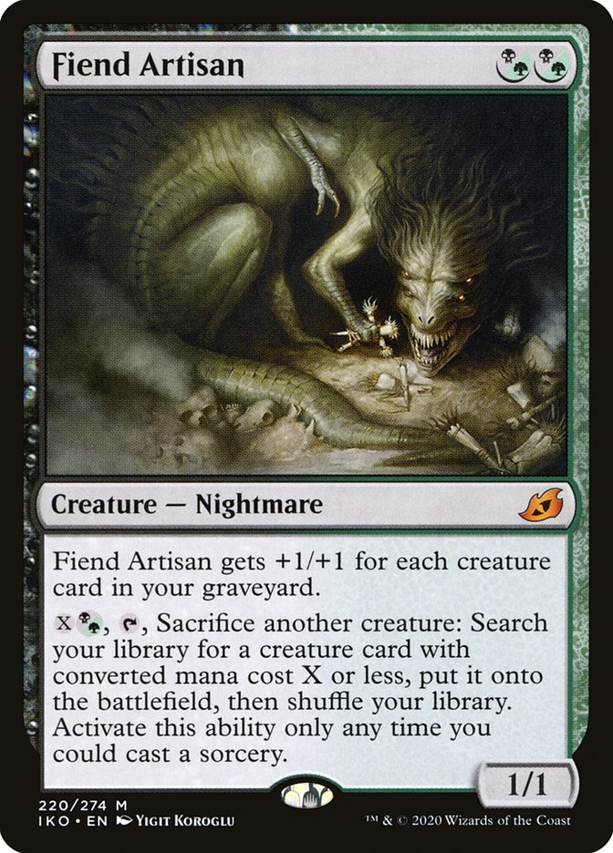 Fiend Artisan 220/274 (Ikoria: Lair of Behemoths) 