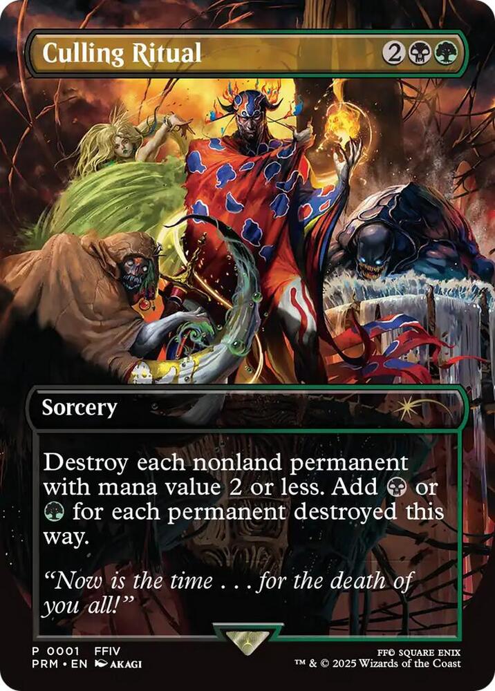 MTG WPN & Gateway Promos 1 Culling Ritual P NM Foil