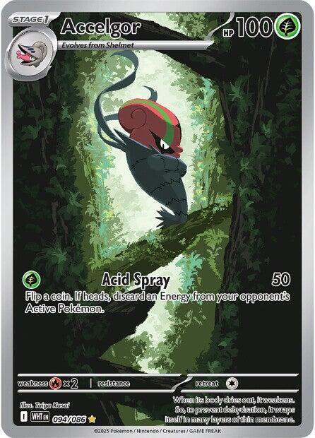 2025 Pokemon SV: White Flare Accelgor - 094/086 Illustration Rare