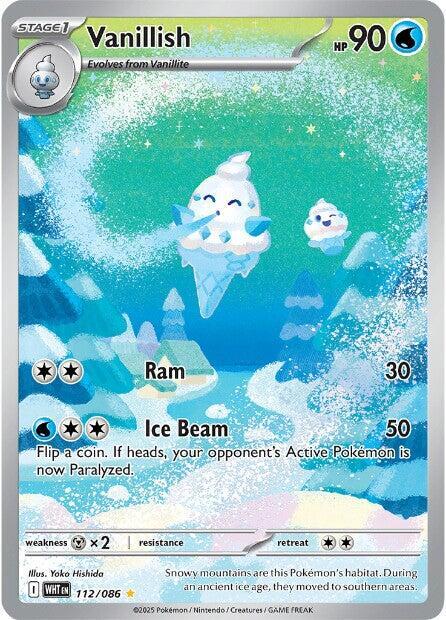 2025 Pokemon SV: White Flare Vanillish - 112/086 Illustration Rare