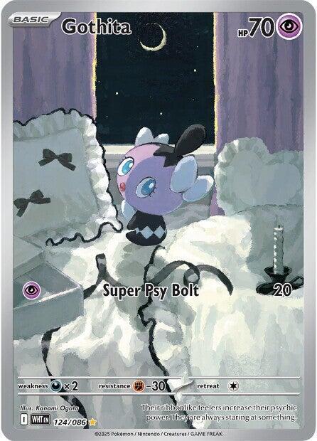 2025 Pokemon SV: White Flare Gothita - 124/086 Illustration Rare