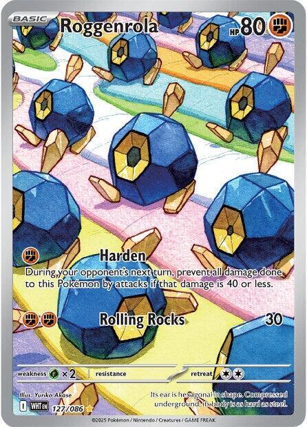 2025 Pokemon SV: White Flare Roggenrola - 127/086 Illustration Rare