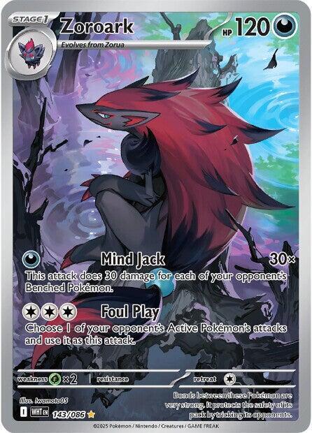 2025 Pokemon SV: White Flare Zoroark - 143/086 Illustration Rare