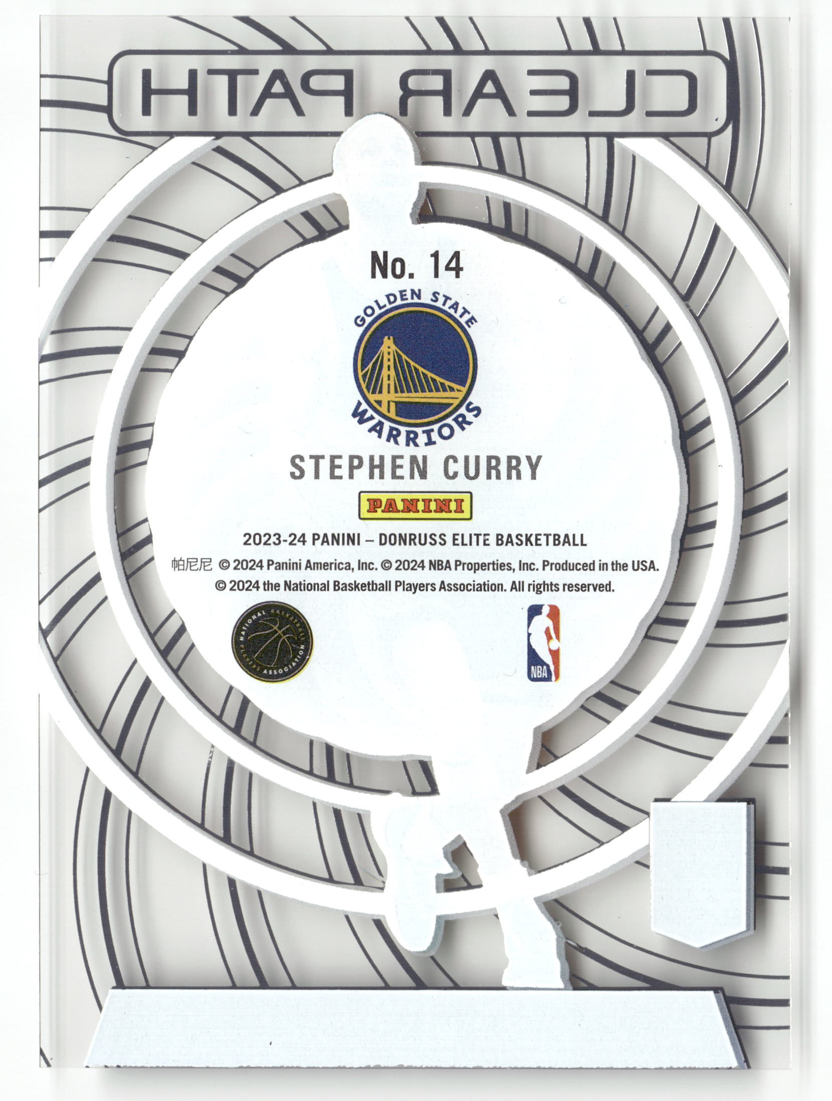 2023-24 Donruss Elite #14 Stephen Curry Clear Path