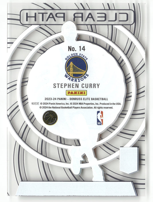 2023-24 Donruss Elite #14 Stephen Curry Clear Path