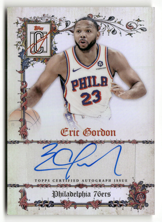 2025-26 Topps Signature Class #MS-EG Eric Gordon Manuscripts