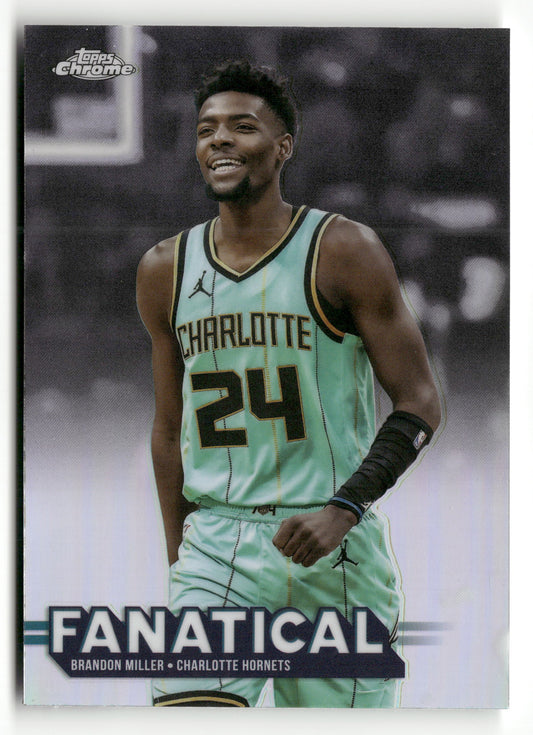 2025-26 Topps Chrome #FAN-3 Brandon Miller Fanatical