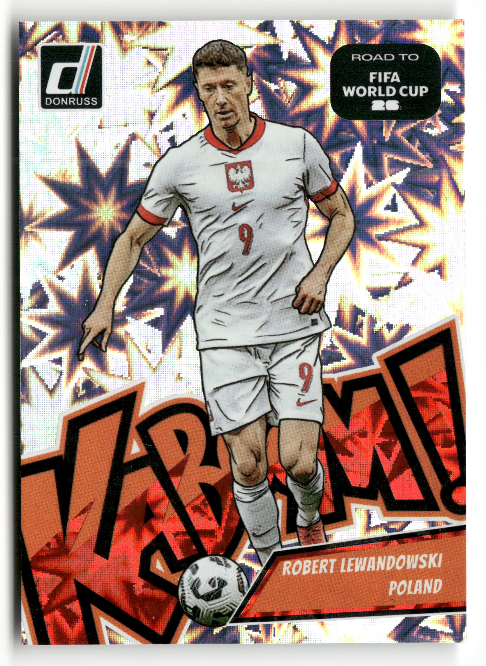 2025-26 Donruss Road to FIFA World Cup #15 Robert Lewandowski Kaboom
