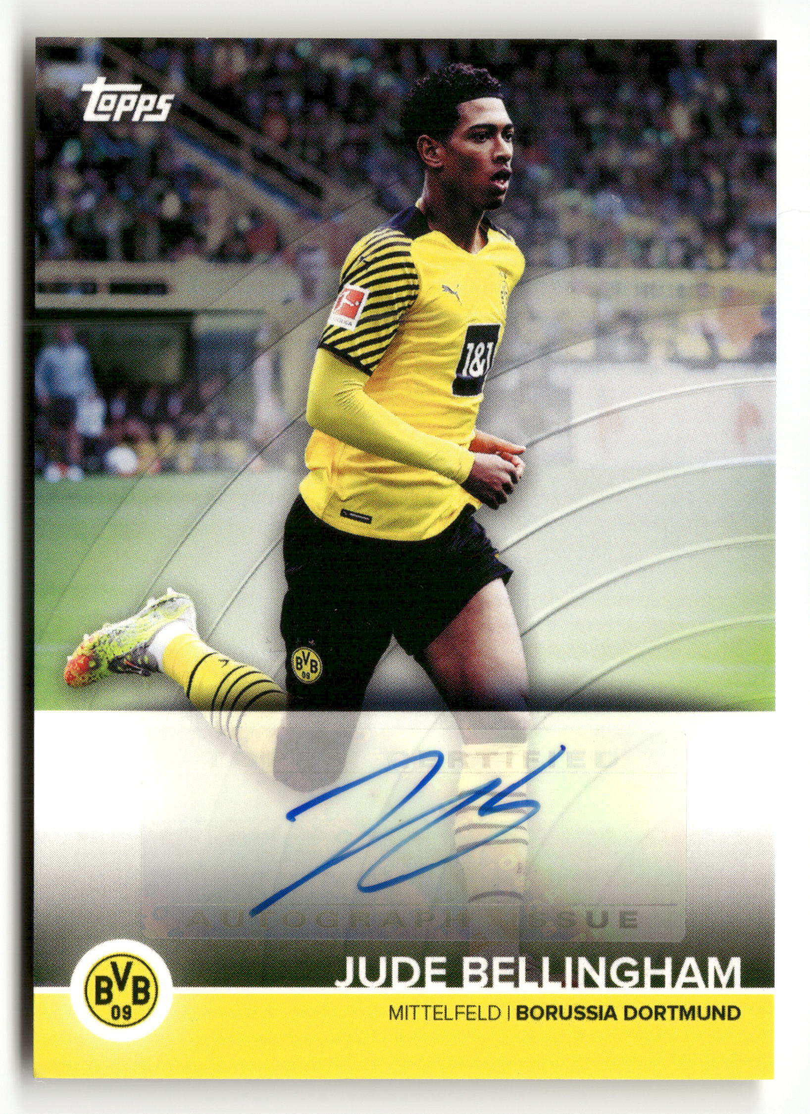 2021-22 Topps Borussia Dortmund #BVB-JB Jude Bellingham