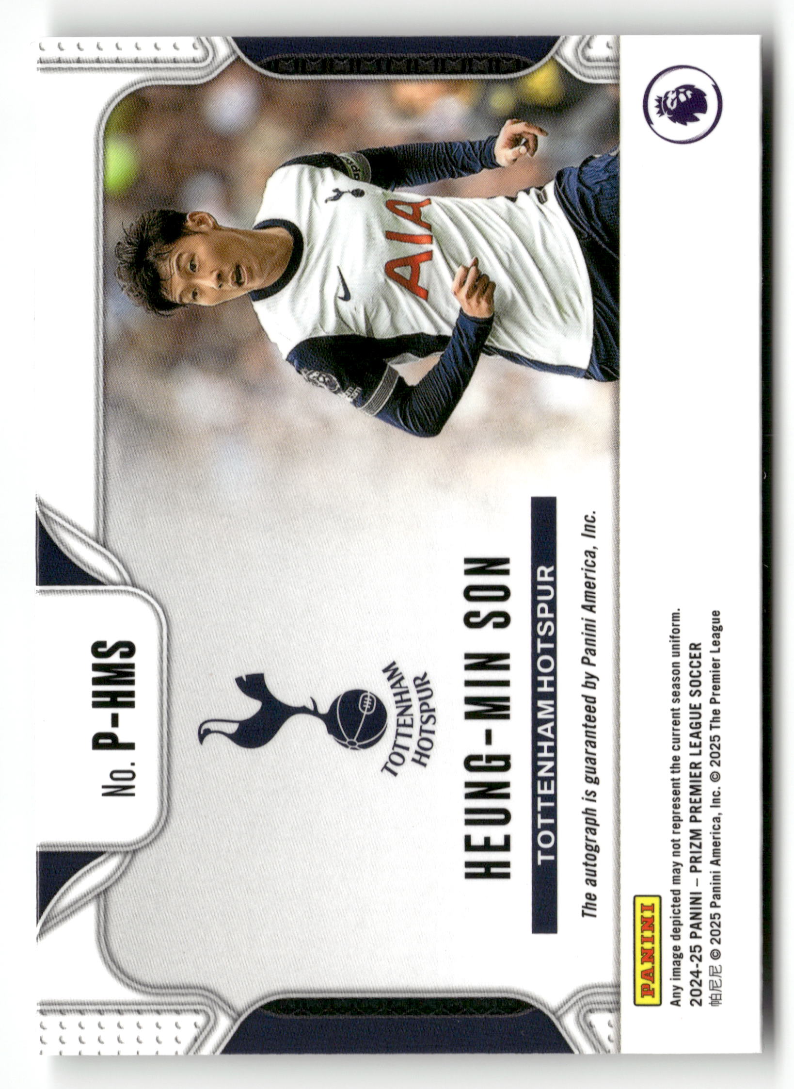 2024-25 Panini Prizm Premier League #P-HMS Heung-Min Son Penmanship