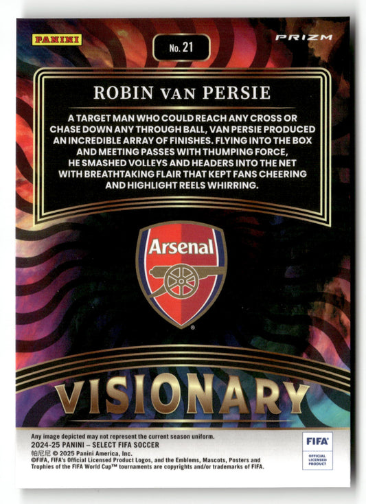 2024-25 Panini Select FIFA #21 Robin van Persie Visionary