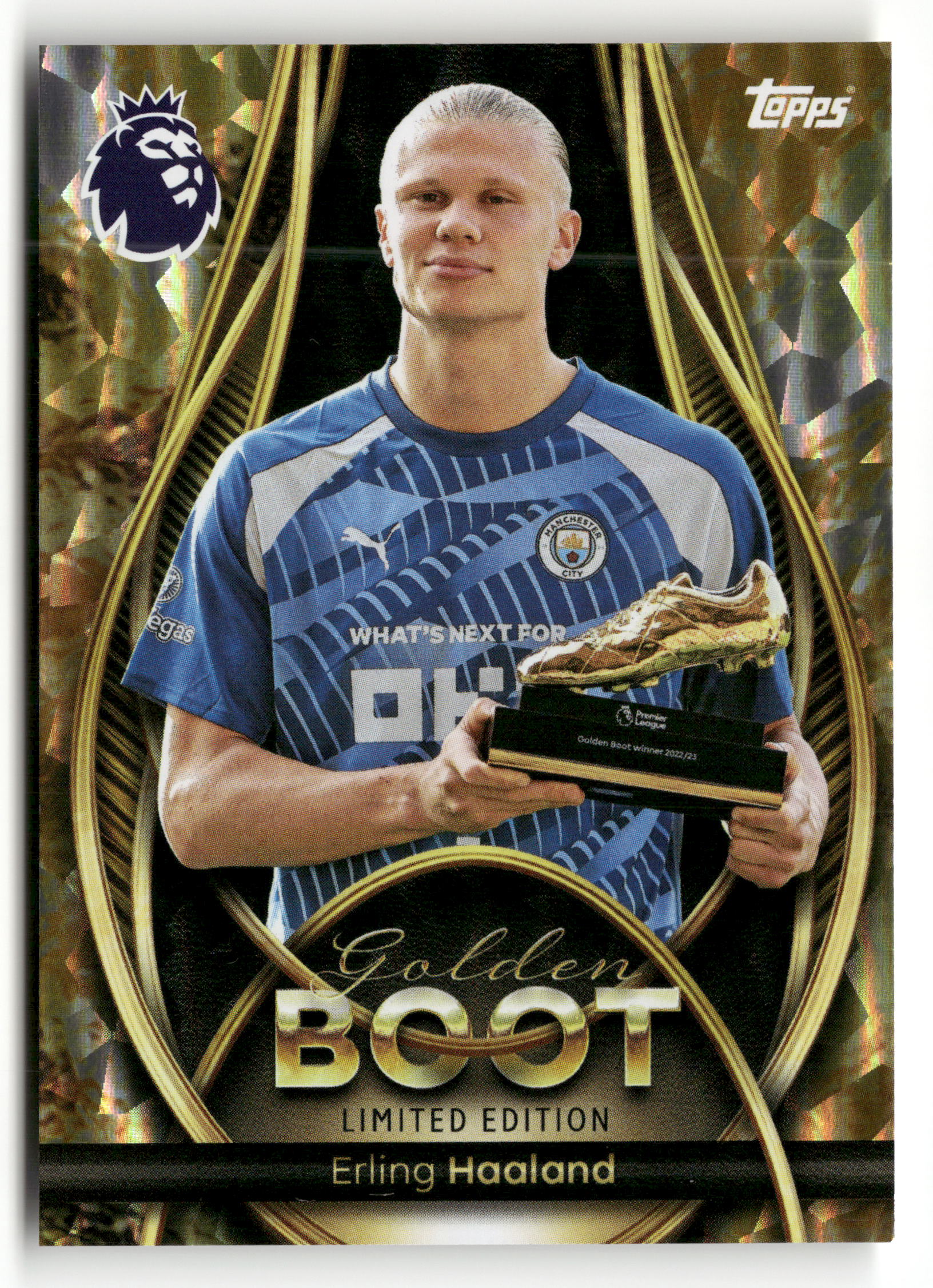 2025-26 Topps Premier League #GB 5 Erling Haaland Golden Boot Limited Editions