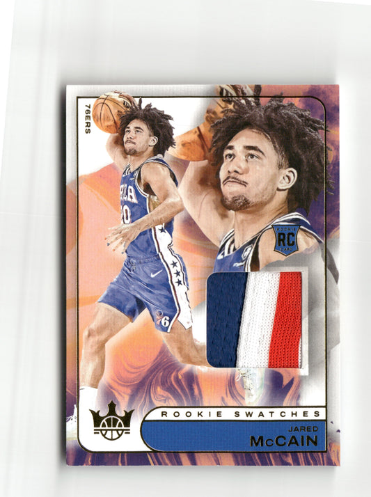 2024-25 Panini Court Kings #RJS-JMC Jared McCain Rookie Swatches