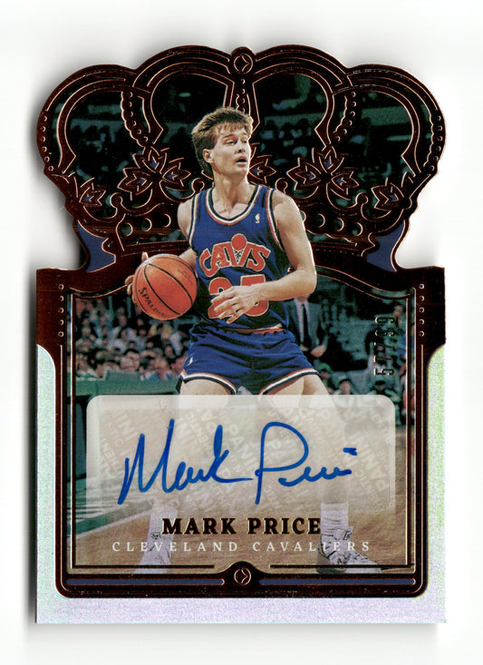 2021-22 Panini Crown Royale #CA-MPC Mark Price Crown Autographs #/99