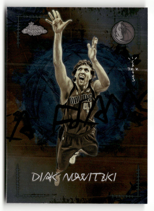 2025-26 Topps Chrome Cactus Jack #LFL-5 Dirk Nowitzki La Flame Legends