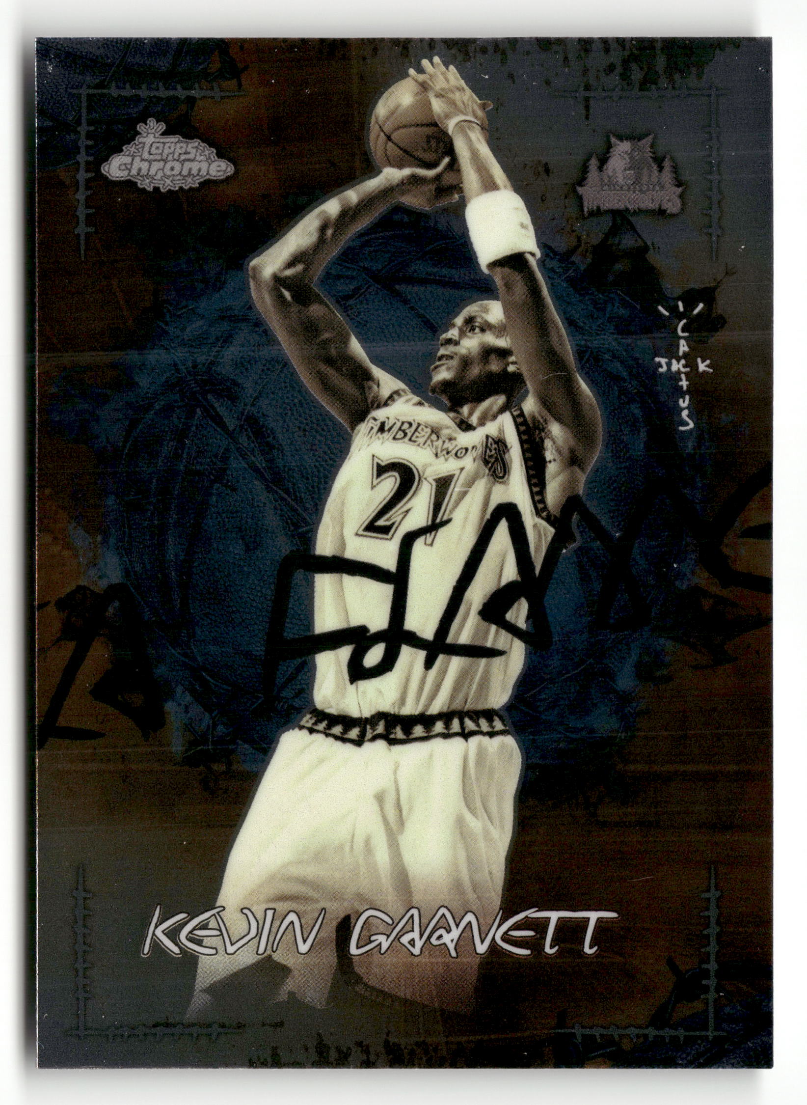 2025-26 Topps Chrome Cactus Jack #LFL-9 Kevin Garnett La Flame Legends