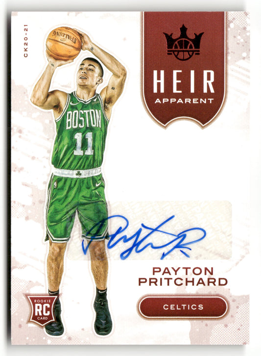 2020-21 Panini Court Kings #HA-PPR Payton Pritchard Heir Apparent Ruby #/75