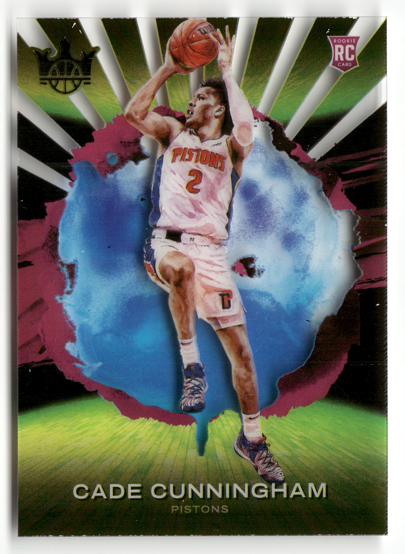 2021-22 Panini Court Kings #4 Cade Cunningham Acetate Rookies