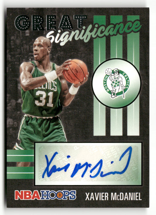 2020-21 Hoops #GS-XMC Xavier McDaniel Great SIGnificance