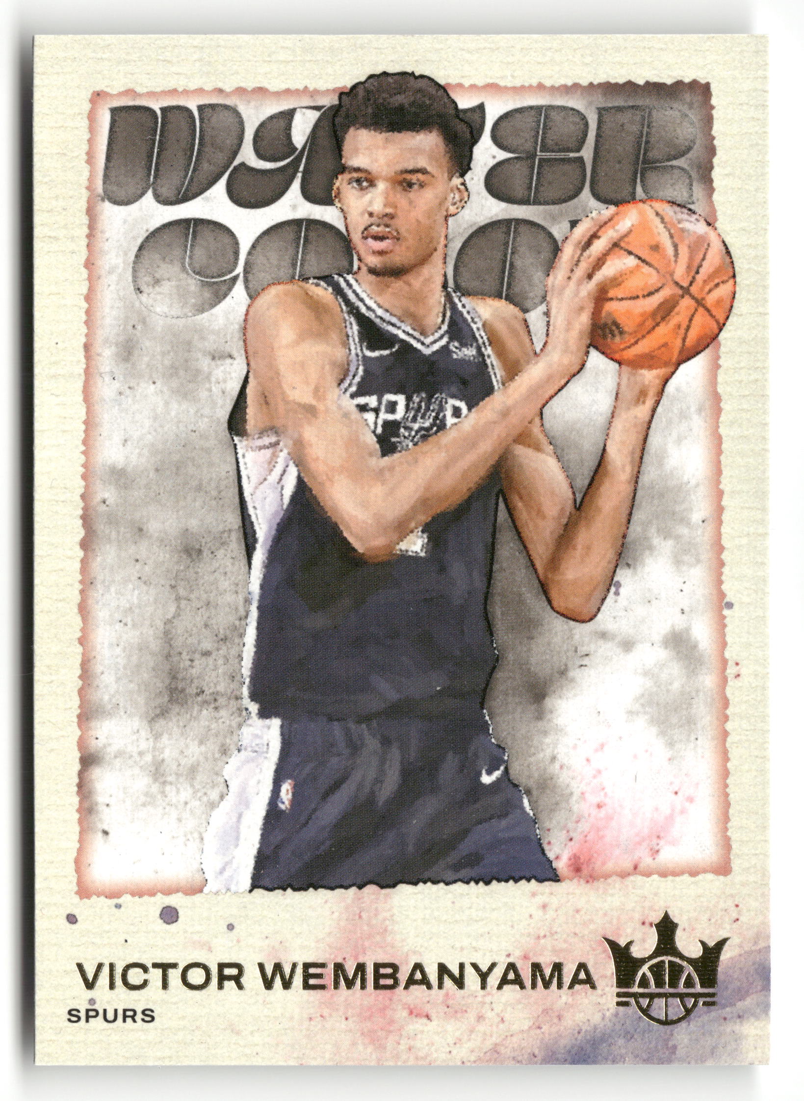 2023-24 Panini Court Kings #1 Victor Wembanyama Water Color