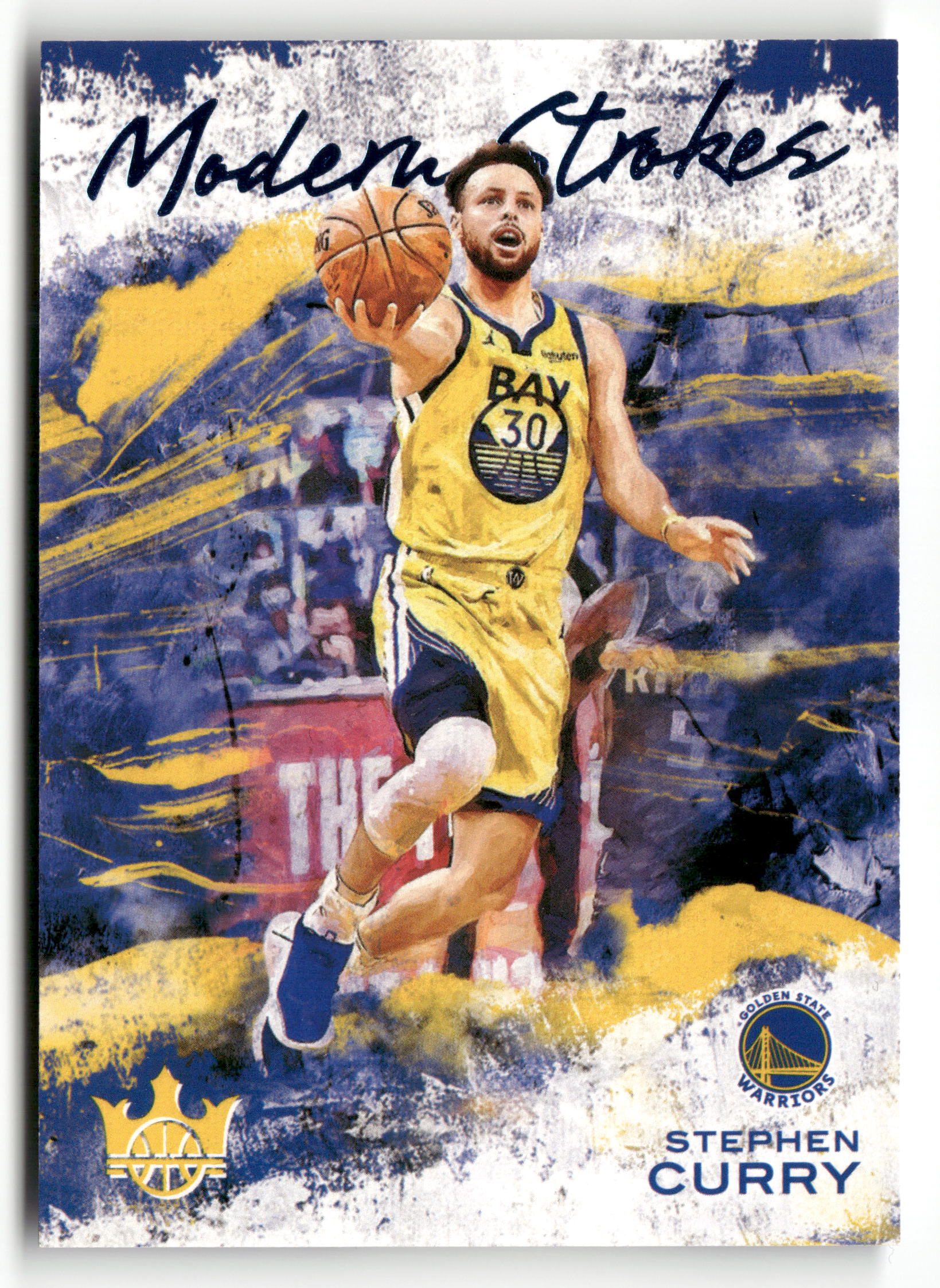 2020-21 Panini Court Kings #5 Stephen Curry Modern Strokes /99
