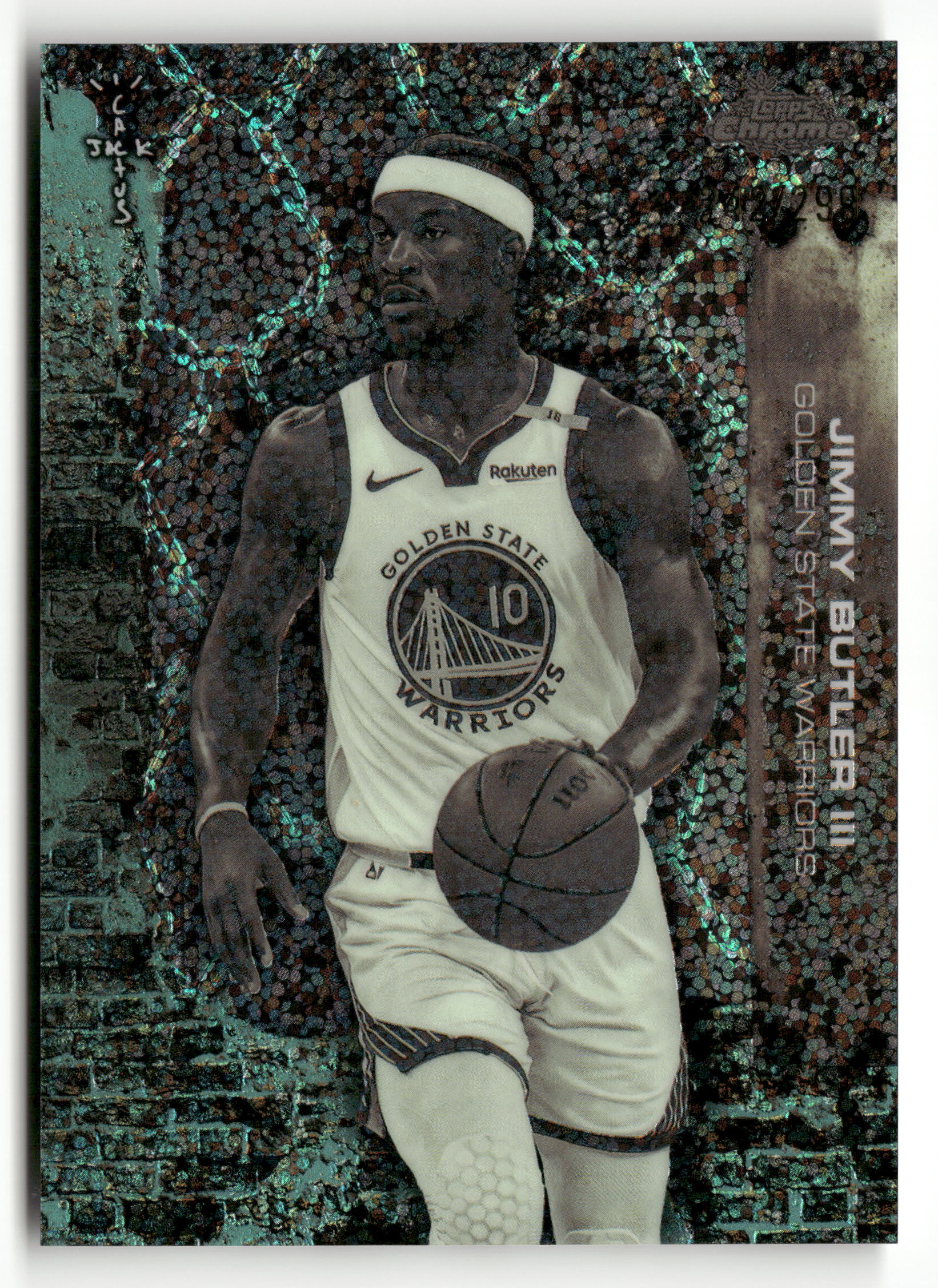 2025-26 Topps Chrome Cactus Jack #43 Jimmy Butler III /299 Speckle