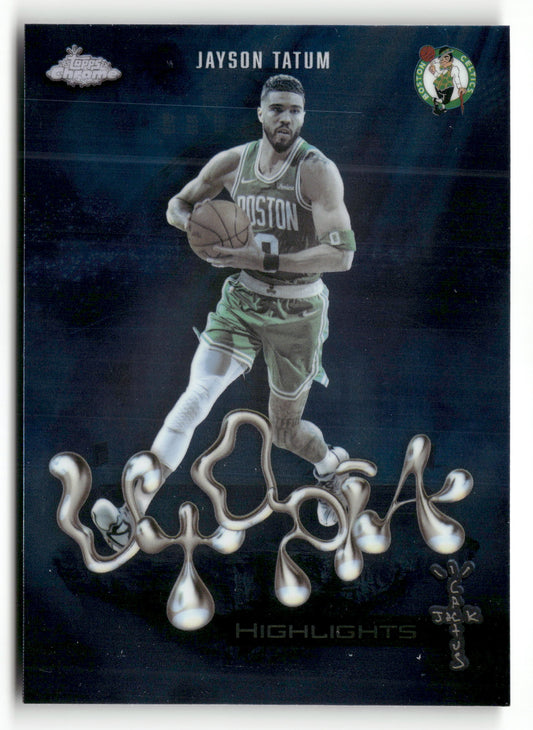 2025-26 Topps Chrome Cactus Jack #UH-1 Jayson Tatum Utopia Highlights