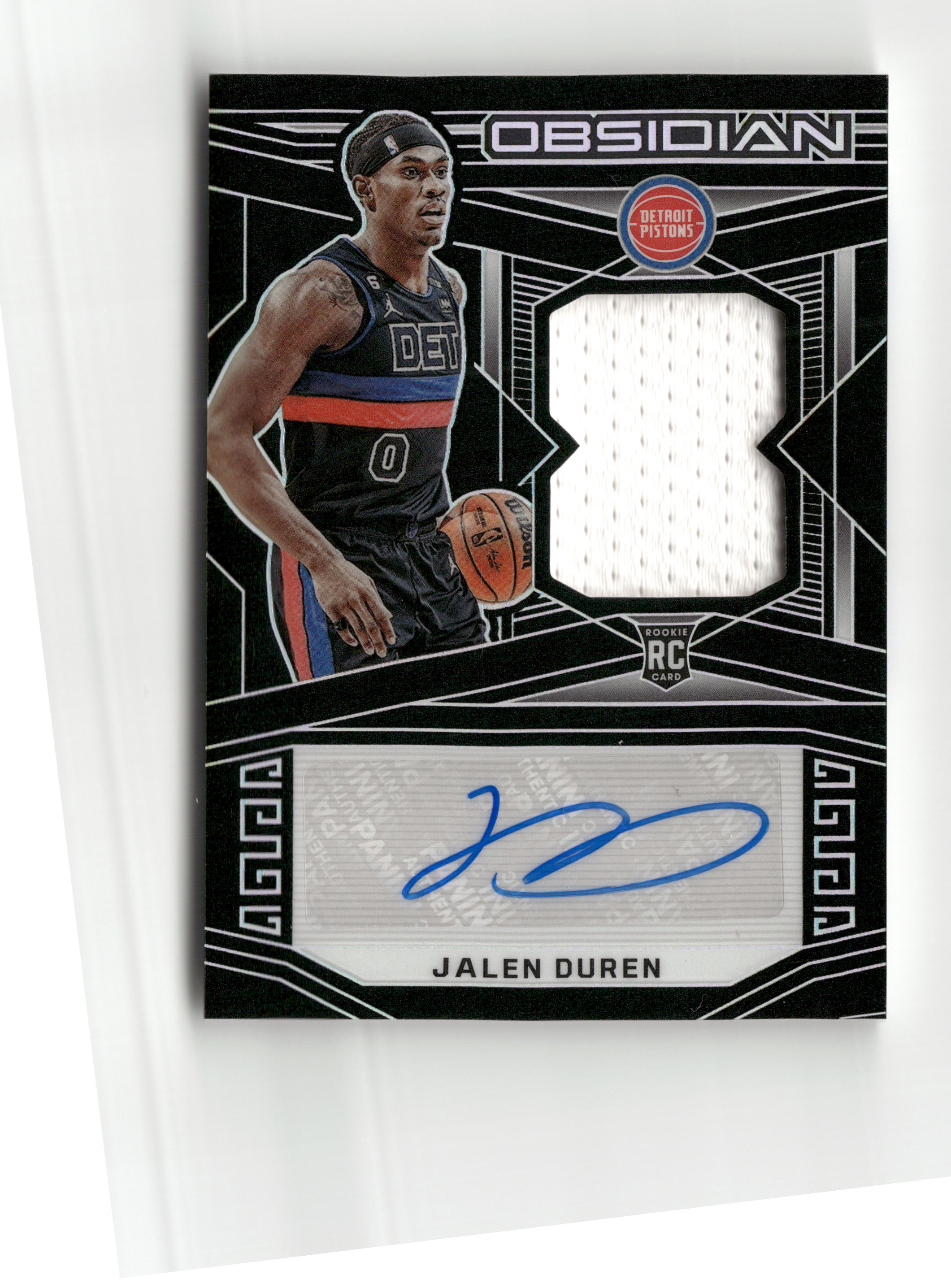 2022-23 Panini Obsidian #216 Jalen Duren RPA Rookie #/99