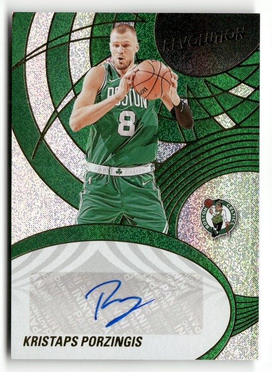 2024-25 Panini Revolution #AU-KPO Kristaps Porzingis Autographs