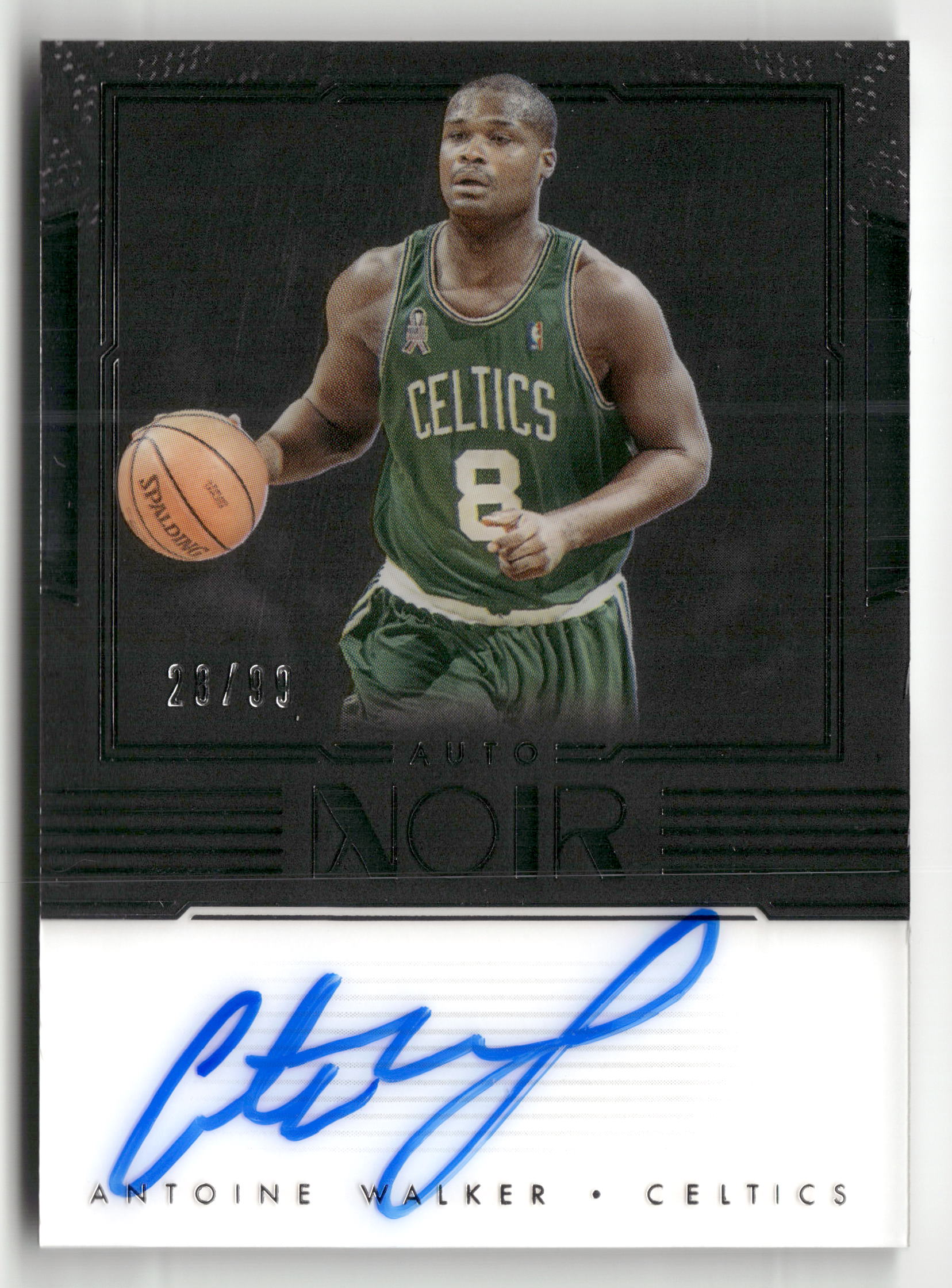 2017-18 Panini Noir #ANC-AW Antoine Walker Auto Noir Color #/99