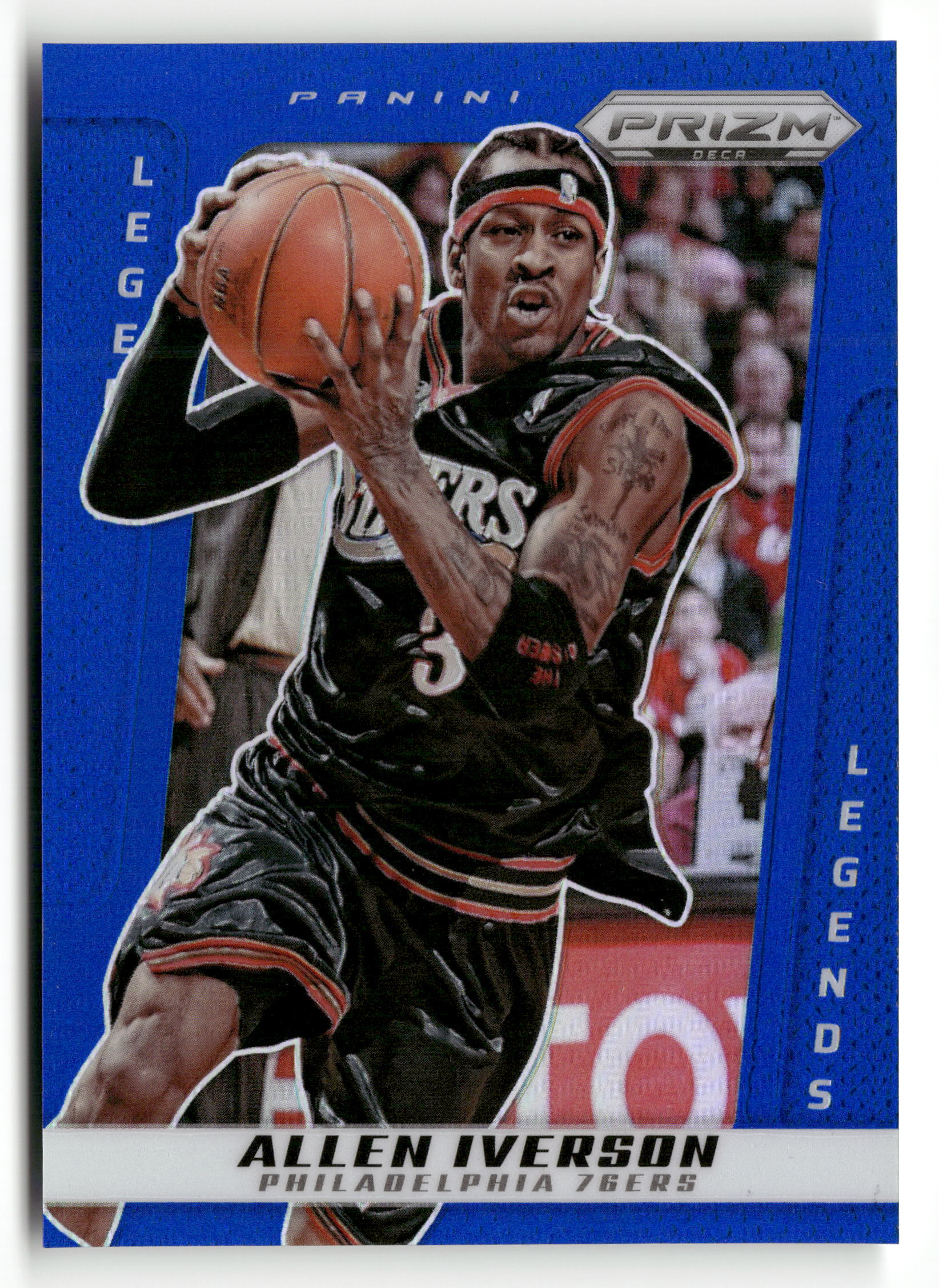 2024-25 Panini Prizm Deca #227 Allen Iverson Blue #/149