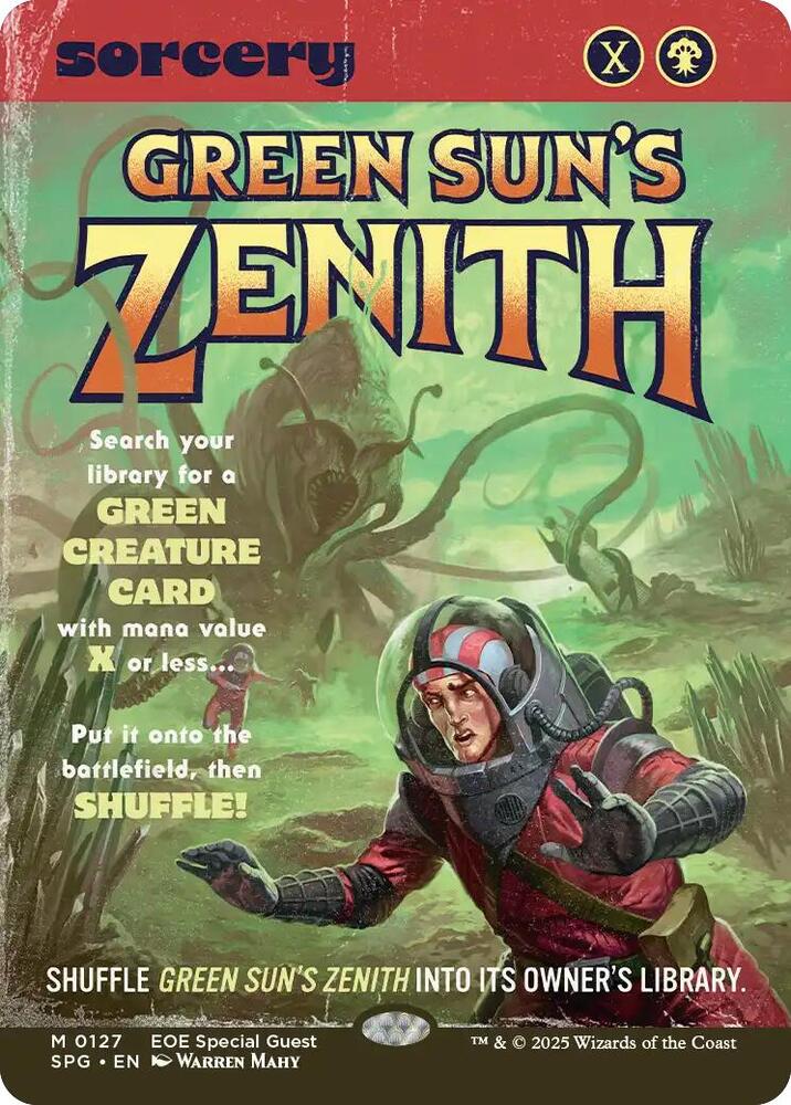 MTG Special Guests 127 Green Sun's Zenith (Showcase) M NM