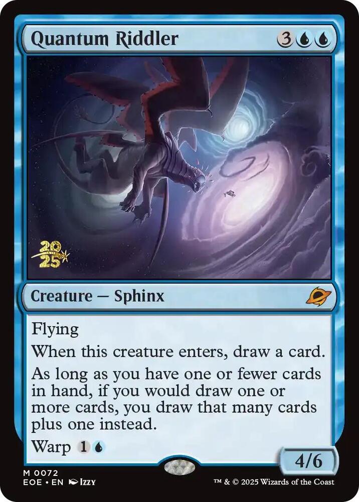 MTG Prerelease Cards 72 Quantum Riddler M NM